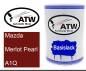 Preview: Mazda, Merlot Pearl, A1Q: 500ml Lackdose, von ATW Autoteile West.